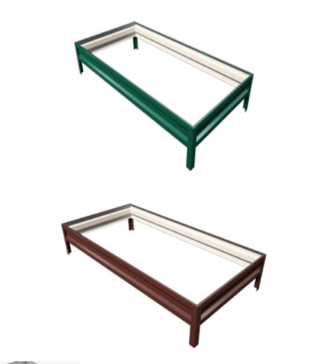 картинка Грядки ППЛ 1х6,0м (зеленый/коричневый) от магазина Альфа Плейс