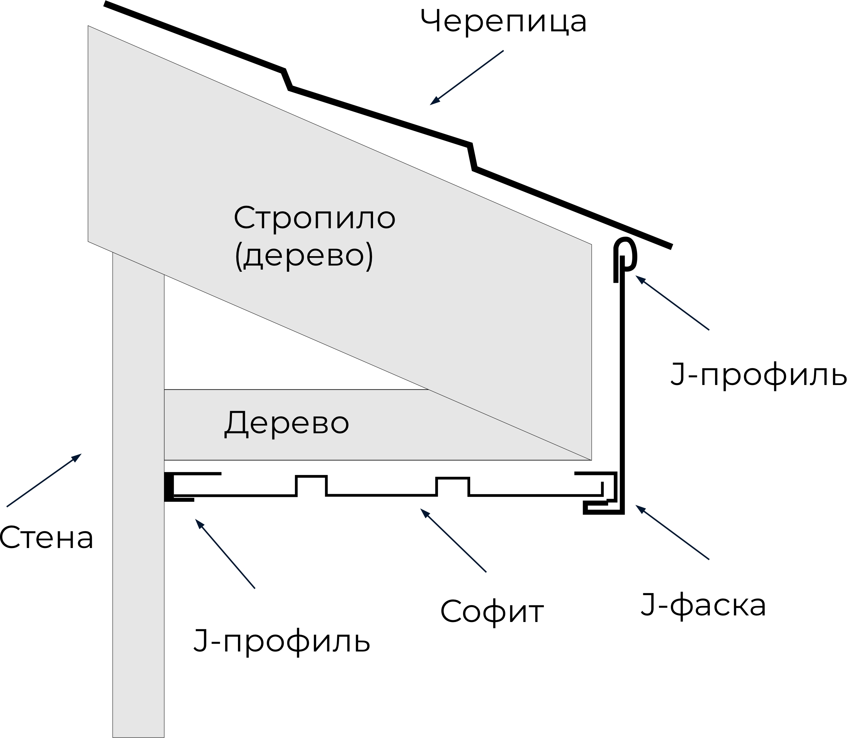 картинка J-профиль Mirida графит магазин Альфа Плейс являющийся официальным дистрибьютором в России картинка J-профиль Mirida графит от магазина Альфа Плейс
